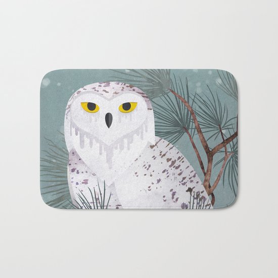 Snowy Bath Mat