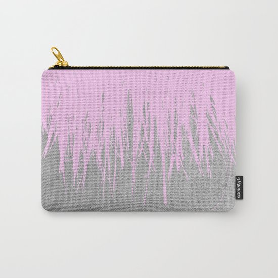 Concrete Fringe Blush Carry-All Pouch