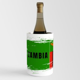 Zambia Vintage Flag Wine Chiller