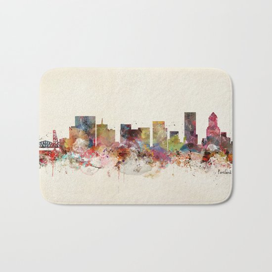 portland oregon Bath Mat