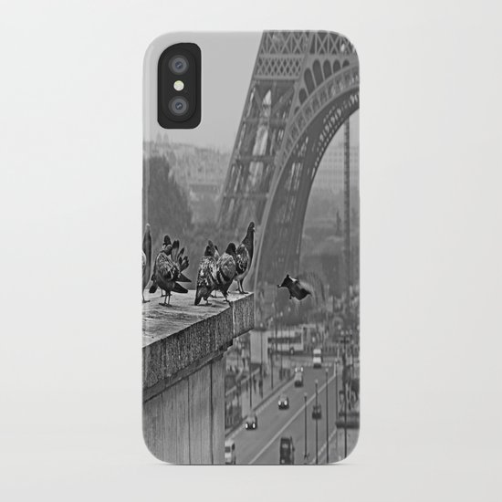 pigeons parisien iPhone Case