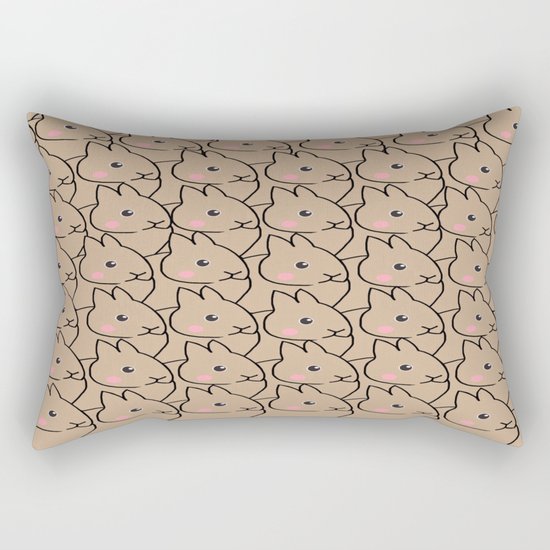 Rabbit-70 Rectangular Pillow
