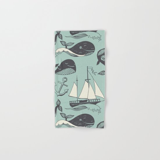 Whales 2 Hand & Bath Towel