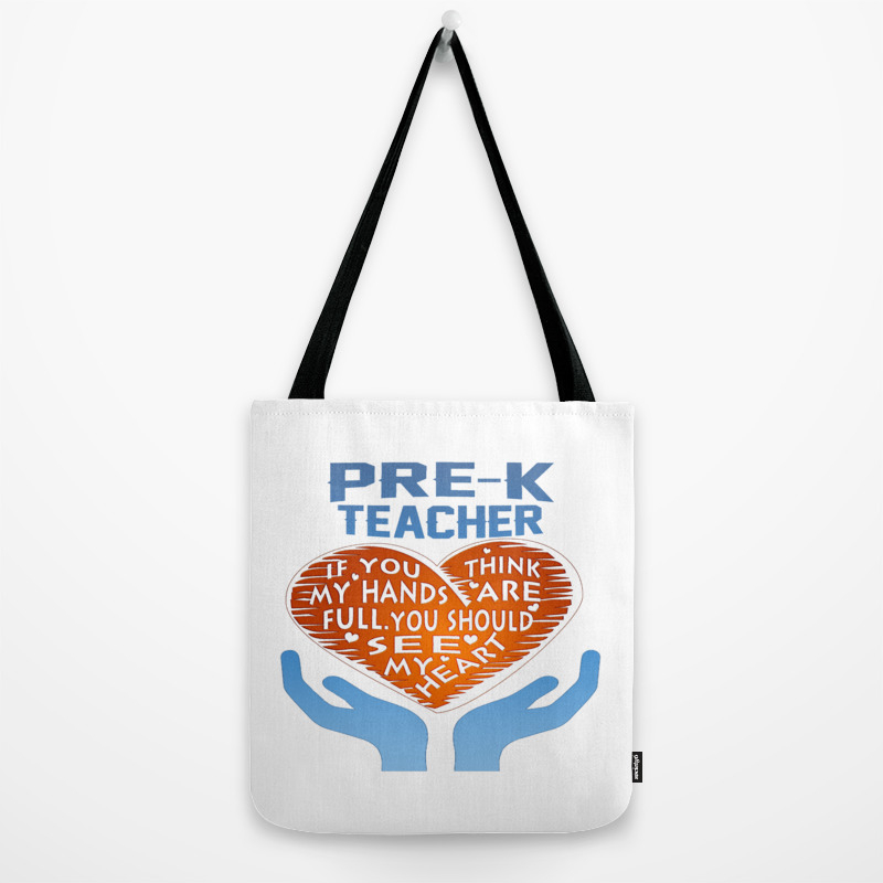 Pre K Teacher Tote Bag