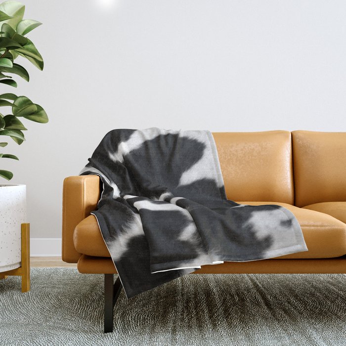 Small cowhide throw shop