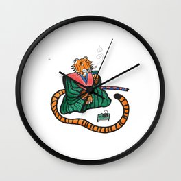 Samurai-Tiger Wall Clock