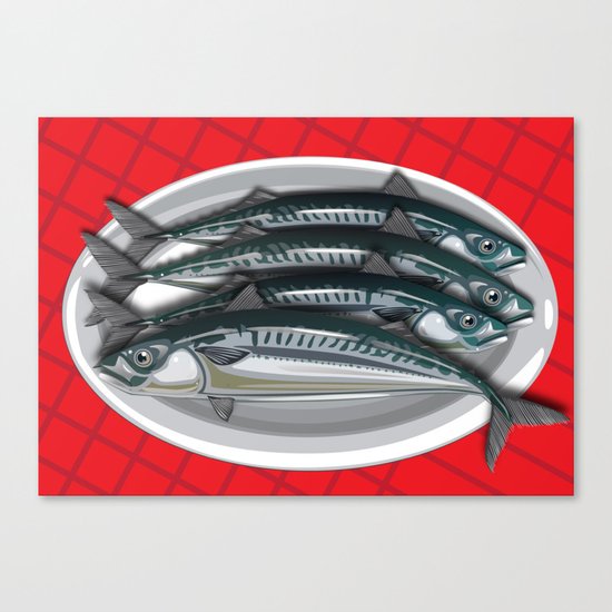 Fish Supper Canvas Print