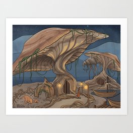 Morrowind Telvanni Tower Art Print