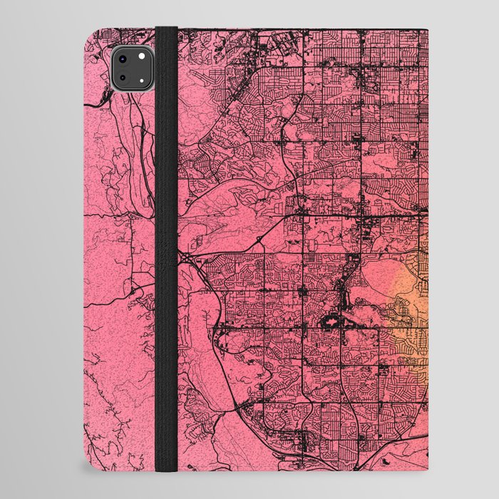 USA, Lakewood - City Map Collage iPad Folio Case