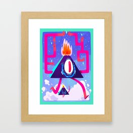 A Pyramid Frolic Framed Art Print