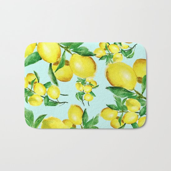 lemon 2 Bath Mat
