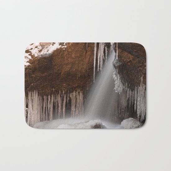 Stream of Frozen Hope Bath Mat