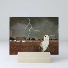 Lightning strike Mini Art Print
