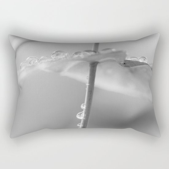the art of peace (black and white) Rectangular Pillow