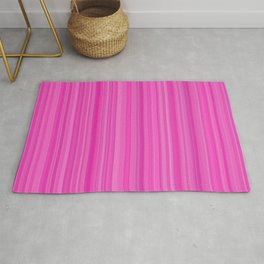 pink  Rug | Stripes, Pink, Feminine, Candypink, Pinkbackground, Pinkstripes, Joyfulpattern, Abstractpink, Minimalpattern, Minimaldesign 
