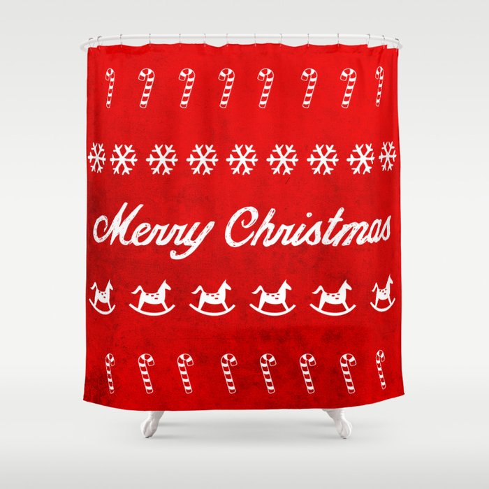 Merry Christmas Shower Curtain By Cesaref Society6