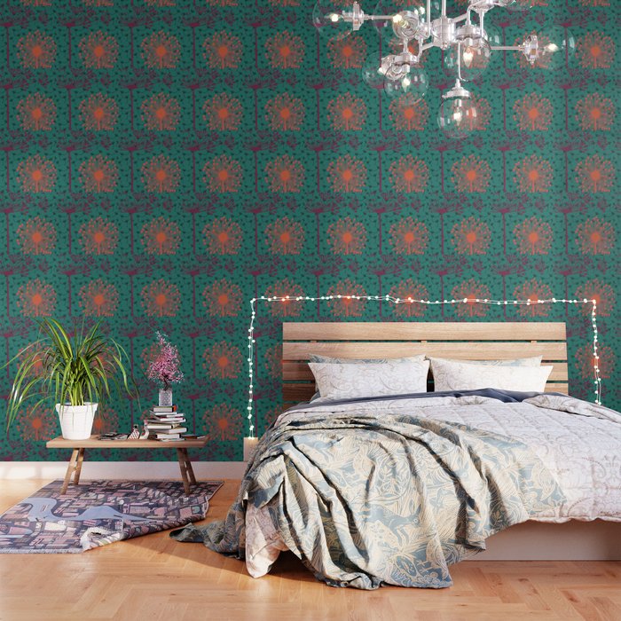 Fancy Dandelions Wallpaper