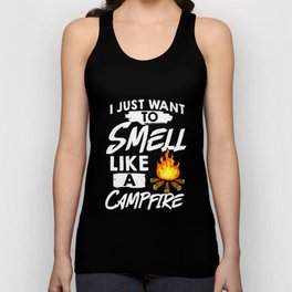 Campfire Starter Cooking Grill Stories Camping Unisex Tank Top