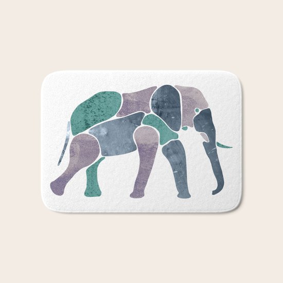 King Elephant Bath Mat