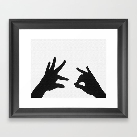 Did you hear the one about ... Framed Art Print