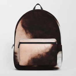 Dark Cowhide Fur (digitally created) Backpack