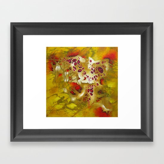 Biomorphic Relations Framed Art Print