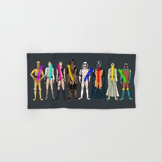 Naughty Lightsabers Hand & Bath Towel