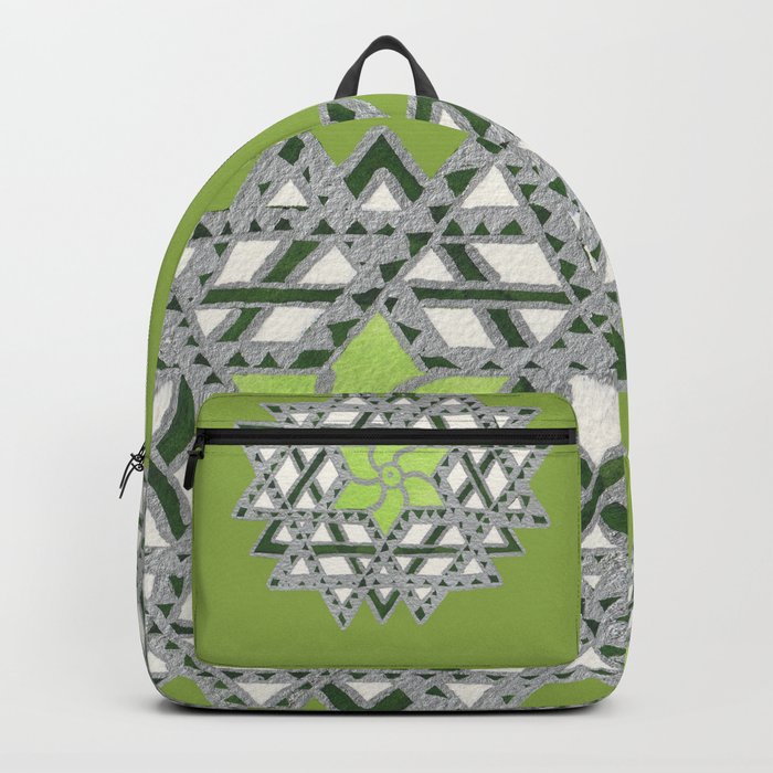 Ishwarya kolam - geometric mandala Backpack