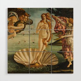 The Birth Of Venus Painting Sandro Botticelli Wood Wall Art