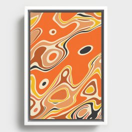 Solar Storm Framed Canvas