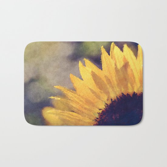 Another sunflower - Flower Flowers Summer Bath Mat