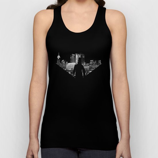 Gentleman walk Unisex Tank Top