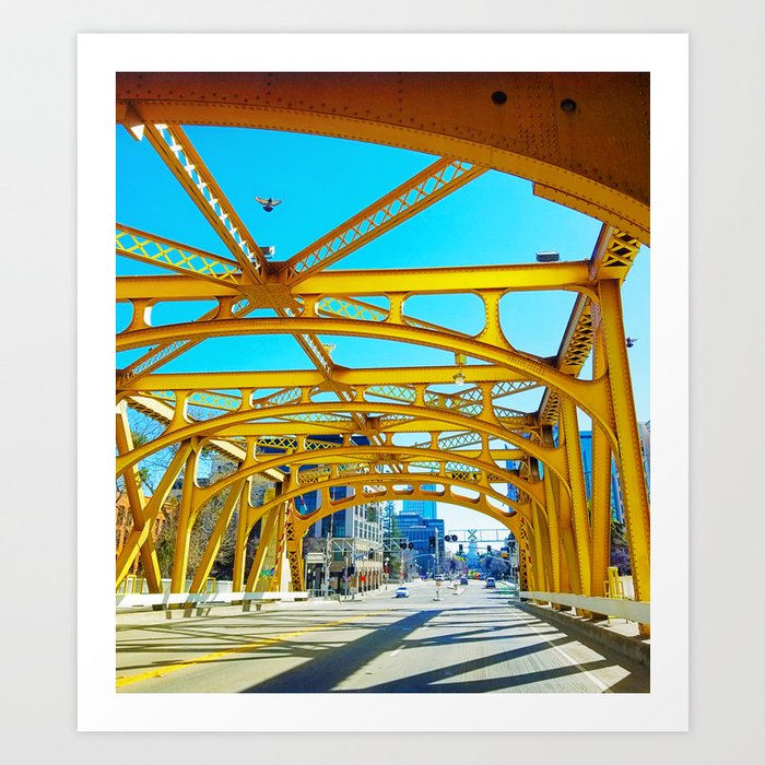 Tower Bridge (Sacramento, CA, USA) Art Print