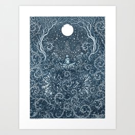 MEDITATION - OCEAN - Visothkakvei Art Print