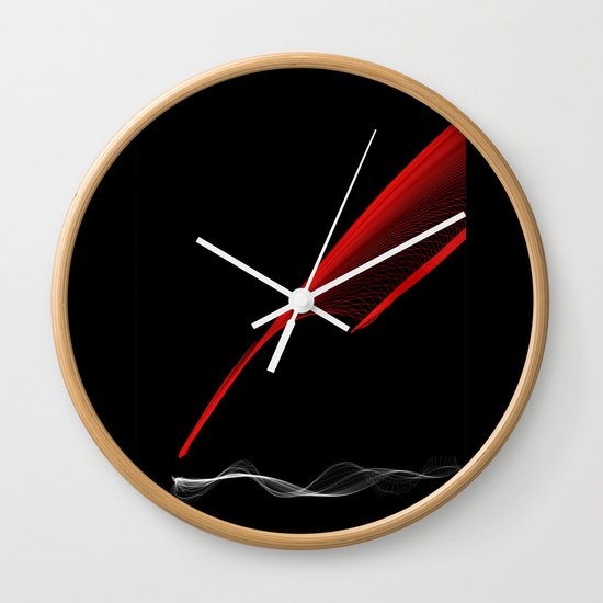 SilveRed Wall Clock