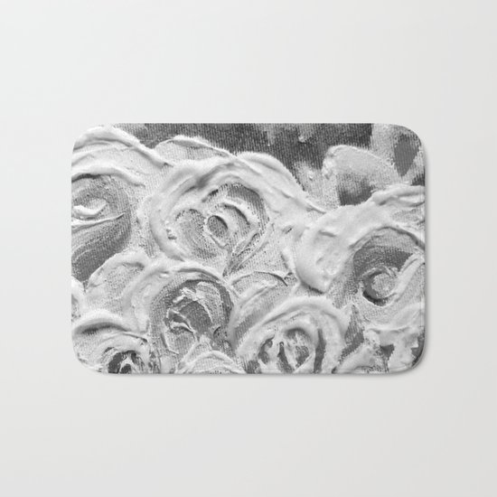 Roses on Fire In the Evening Rainbow Bath Mat