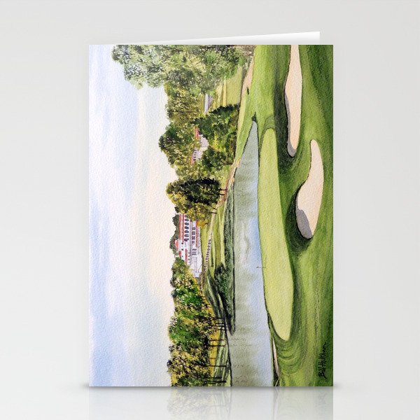 The Congressional Golf Course 10th Hole Stationery Cards