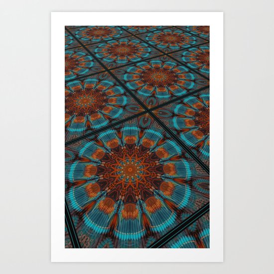 Monday Kaleidoscope Art Print