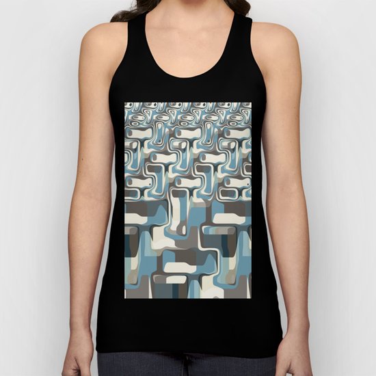 Abstract Shapes Metamorphosis Unisex Tank Top