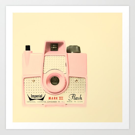 Think Pink Art Print
