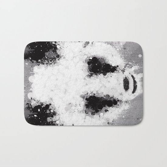 panda paint Bath Mat