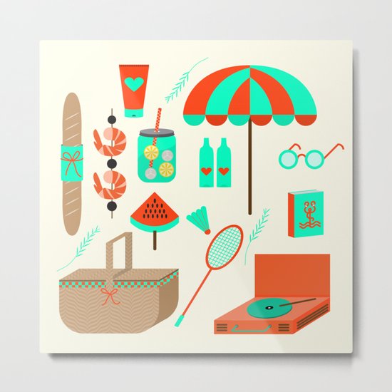 Picnic Metal Print
