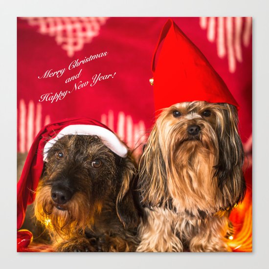 Merry Christmas and Happy New Year! Canvas Print