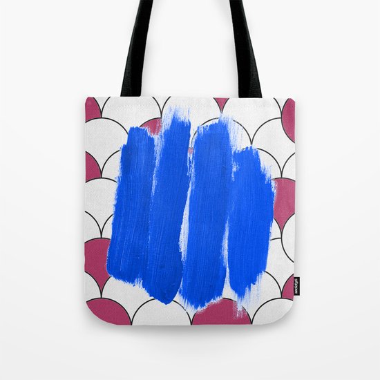 Blu Imperfection Tote Bag