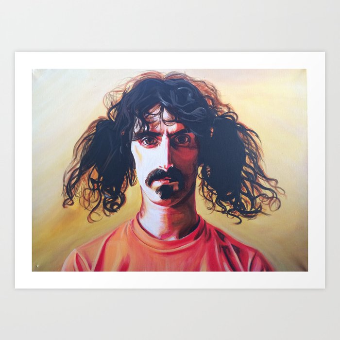 Frank Zappa Art Print By Hannahwilliams Society6