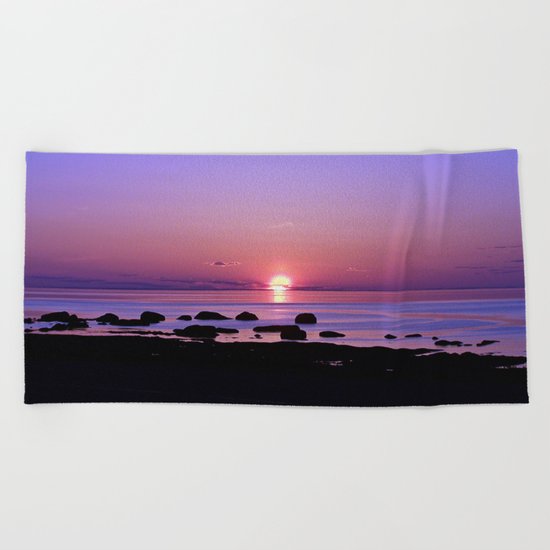 Beauty on the Saint-Lawrence Beach Towel