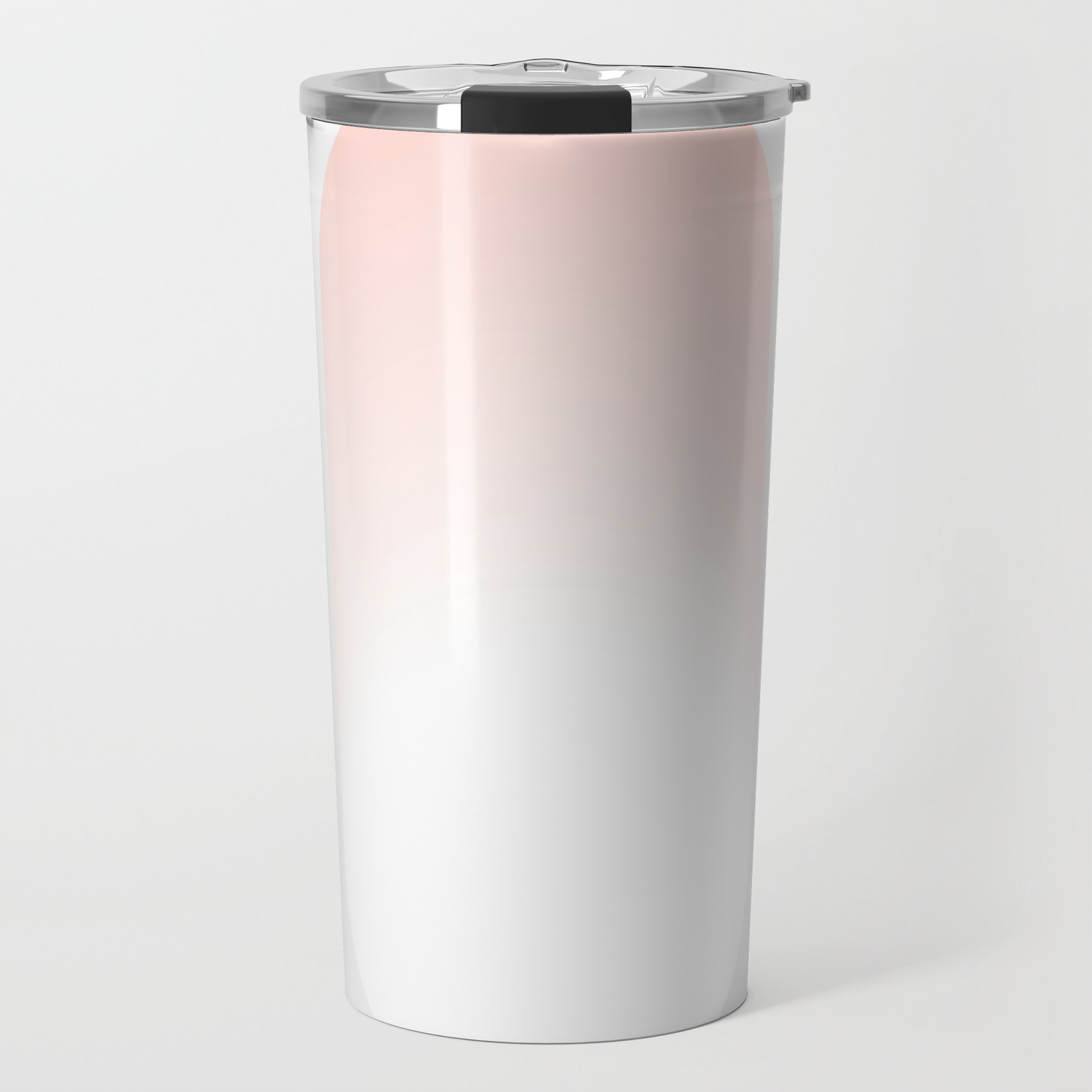Pink Ombre Vaporwave Aesthetic Travel Mug By Minimalarchy Society6