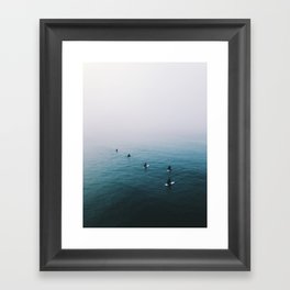 Fog Surf Crew | California Framed Art Print