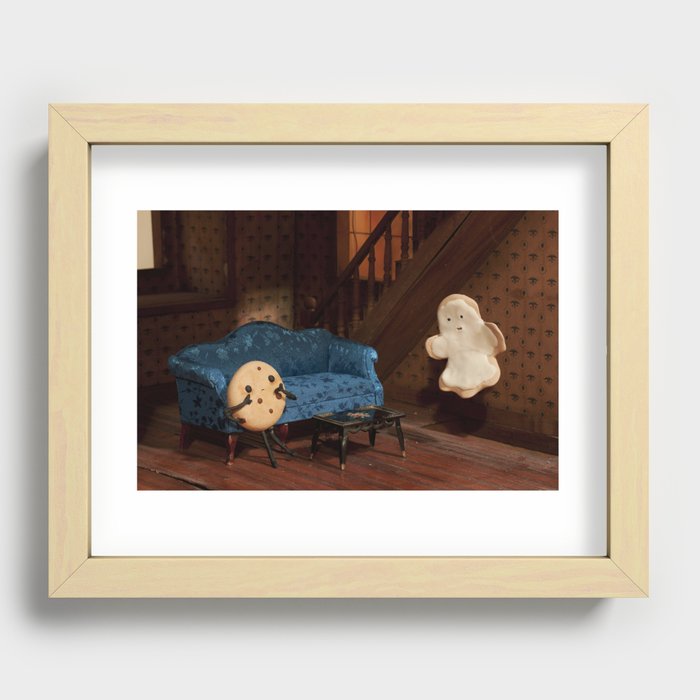 Haunted Cookie Mansion Recessed Framed Print