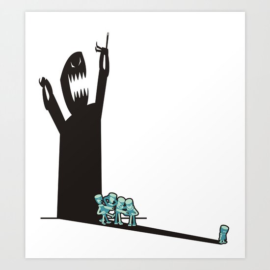 I Wish I Had an Evil Twin Art Print